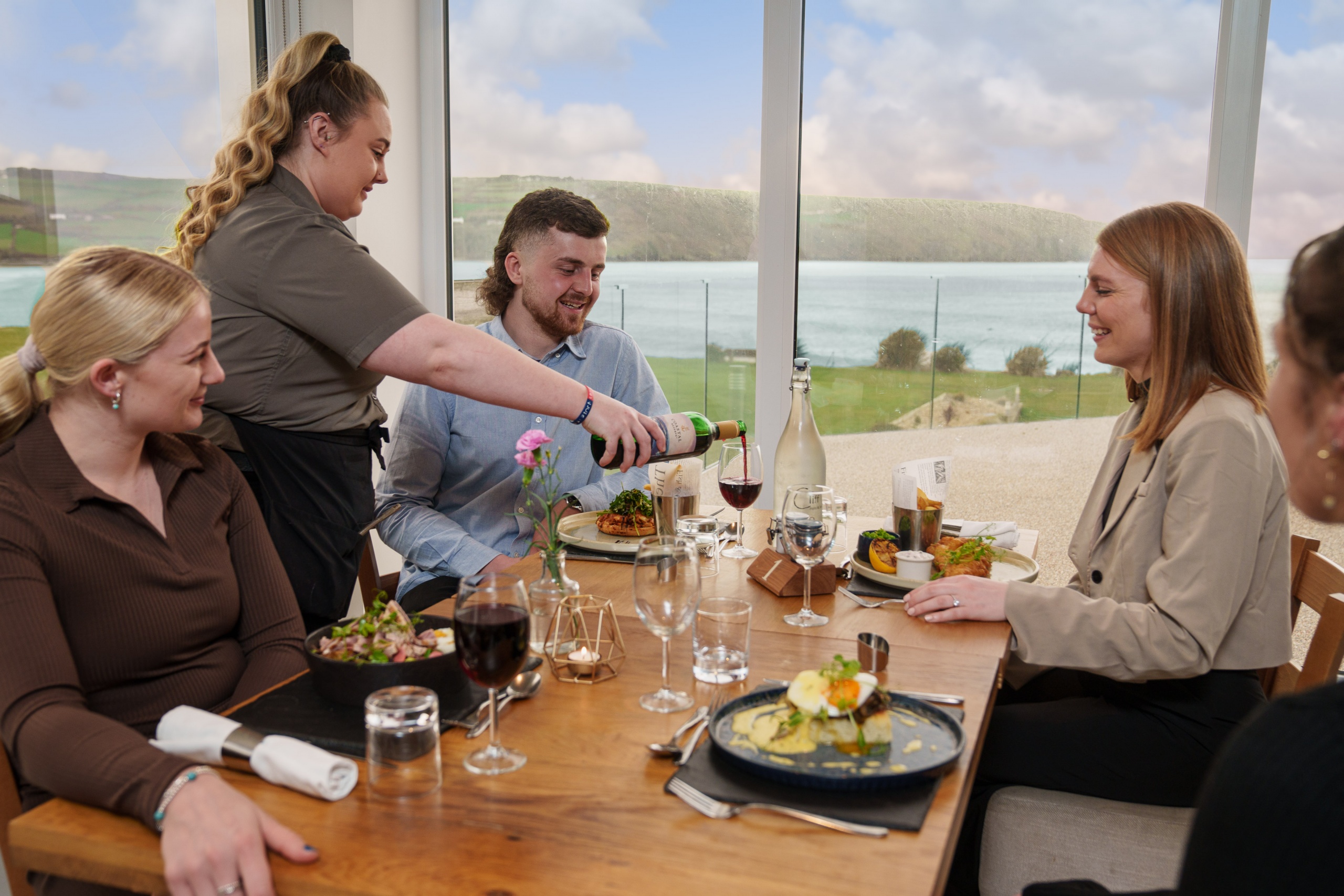 dining at the cliff hotel and spa