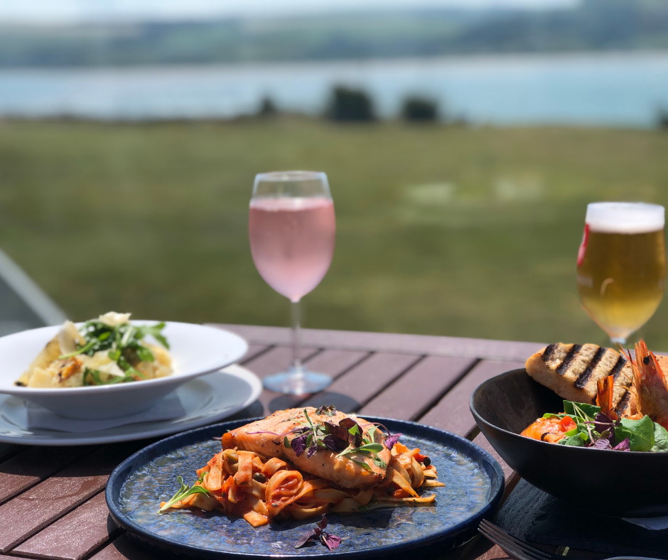 Al fresco dining at the cliff hotel & spa