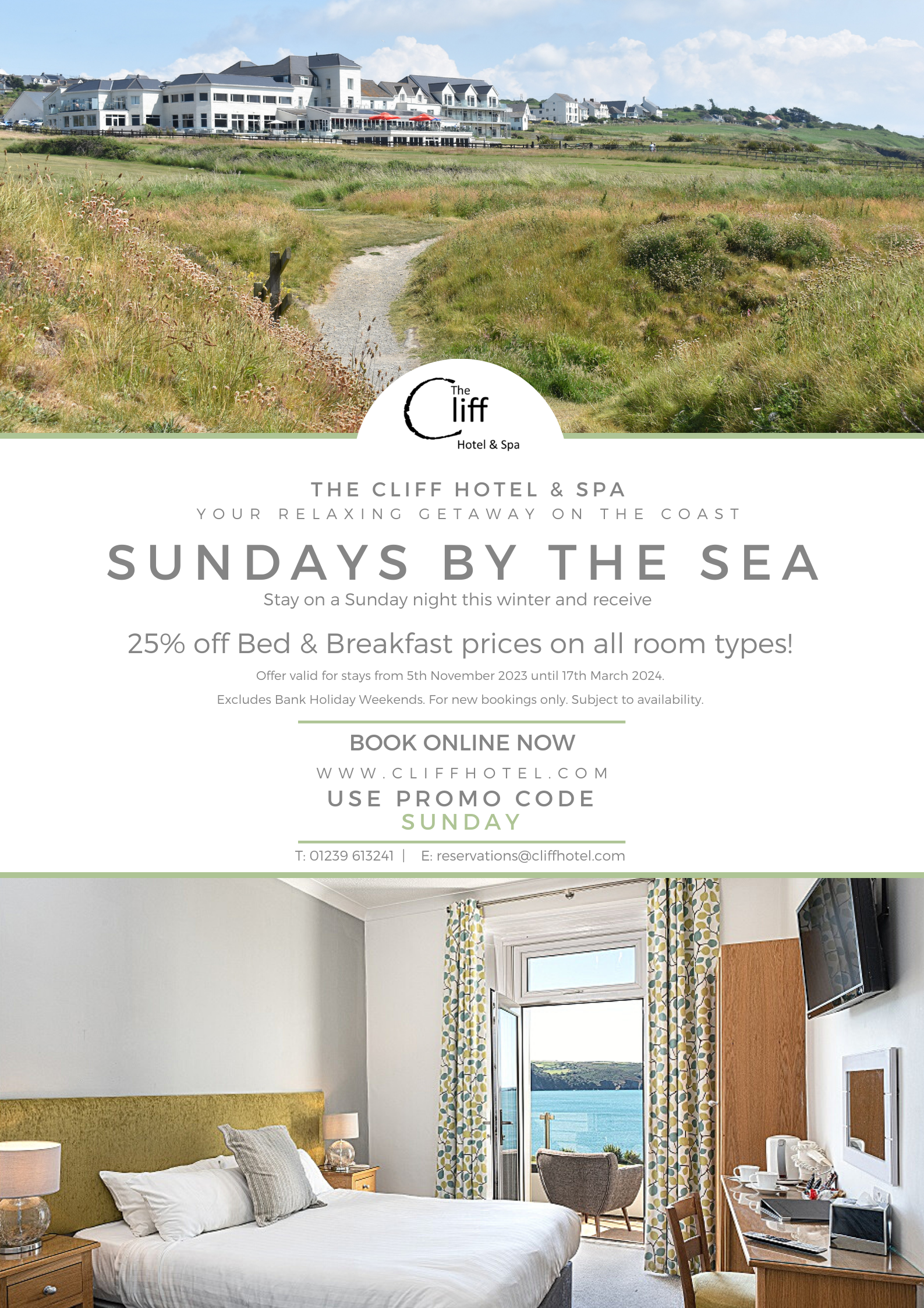 Sundays by the Sea Accommodation Special Offer